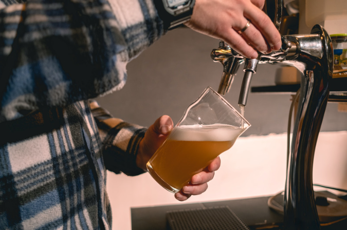Man Pouring Beer